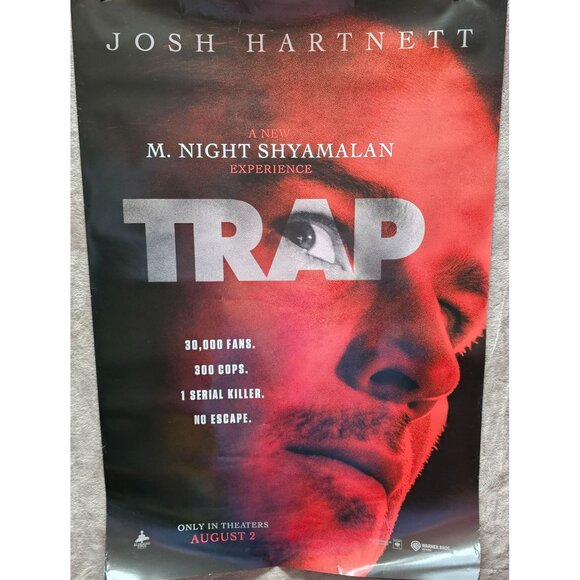 A New M. Night Shyamalan Experience "Trap" Movie Poster Ft. Josh Hartnett 27x40" - Picture 3 of 4
